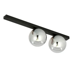 Sklep Kaja Minimalistyczna lampa sufitowa z dwoma kloszami 1122/2 FIT | Kaja