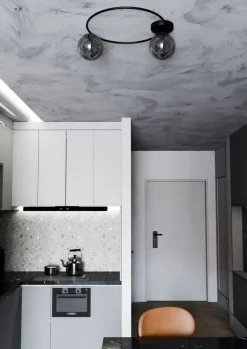 New Minimalistyczna lampa sufitowa do korytarza 1256/2 z serii SOPRA Żyrandole Nowoczesne