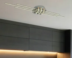 Sklep Kaja Minimalistyczna lampa sufitowa LED A0018-160 NAKSOS | Kaja Oświetlenie