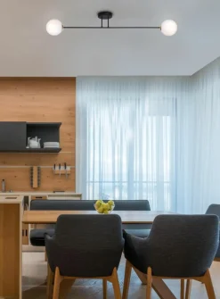 Clearance Minimalistyczna lampa sufitowa z kloszami K-4913 ISLA | Kaja Żyrandole Nowoczesne