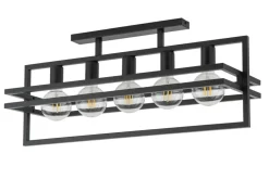 Store Minimalistyczna lampa sufitowa do salonu SIG 32409 z serii MERCI CZ Żyrandole Nowoczesne