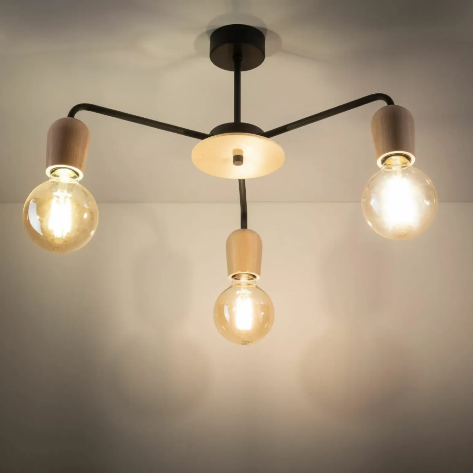 Flash Sale Minimalistyczna lampa sufitowa do holu TK 4968 MIRIAM | Kaja Żyrandole Nowoczesne