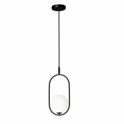 Hot Minimalistyczna lampa wisząca z kloszem 31-10148 z serii CORDEL | Kaja Żyrandole Nowoczesne