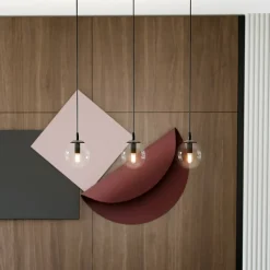 New Minimalistyczna lampa wisząca z kloszami 711/3 | Kaja Oświetlenie Żyrandole Nowoczesne