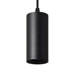 Cheap Minimalistyczna lampa wisząca, czarna tuba ABR-ZSC-GU10 ECHO | Kaja Żyrandole Nowoczesne