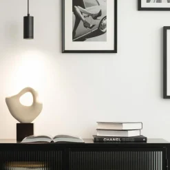 Cheap Minimalistyczna lampa wisząca, czarna tuba ABR-ZSC-GU10 ECHO | Kaja Żyrandole Nowoczesne