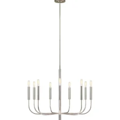 Sklep Kaja Minimalistyczna lampa wisząca nikiel FE-BRIANNA9-PN z serii BRIANNA