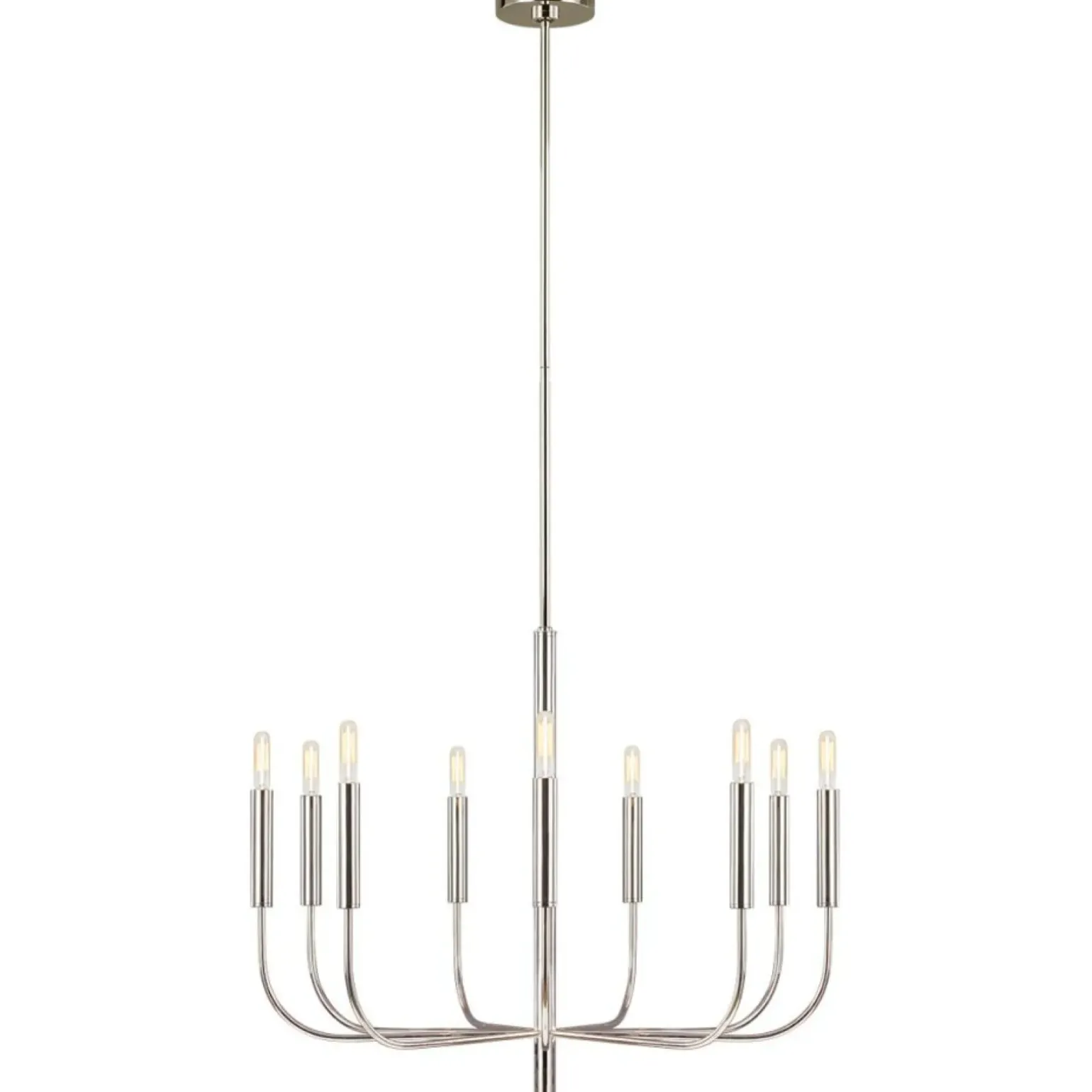 Sklep Kaja Minimalistyczna lampa wisząca nikiel FE-BRIANNA9-PN z serii BRIANNA