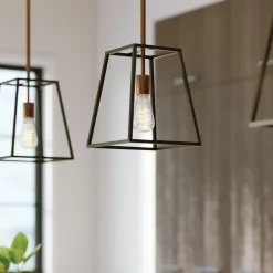 Fashion Minimalistyczna lampa wisząca, druciana HK-FULTON-P z serii FULTON Żyrandole Nowoczesne