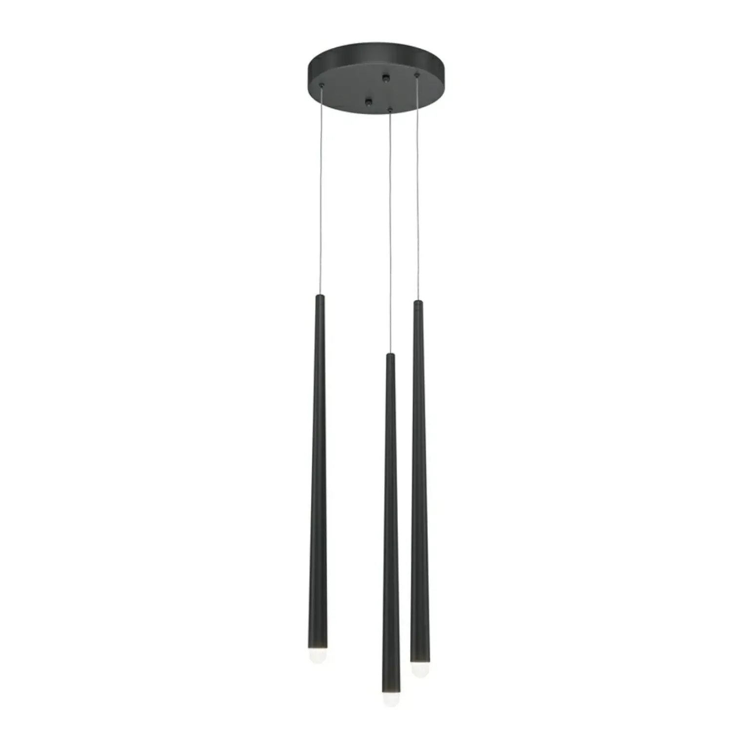 Best Minimalistyczna lampa wisząca do kuchni MOD132PL-L28BK1 serii CASCADE Żyrandole Nowoczesne