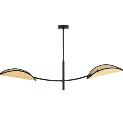 Store Minimalistyczna lampa z ozdobnymi abażurami 1108/2 LOTUS | Kaja Żyrandole Nowoczesne