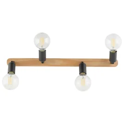 New Minimalistyczna listwa sufitowa do kuchni TK 4750 z serii SIMPLY WOOD Żyrandole Nowoczesne