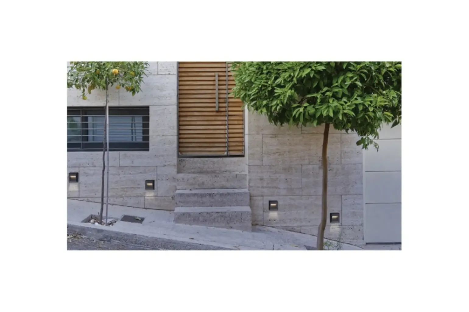 Sklep Kaja Minimalistyczna oprawa zewnętrzna LED 4000K AZ4511 AFI | Kaja