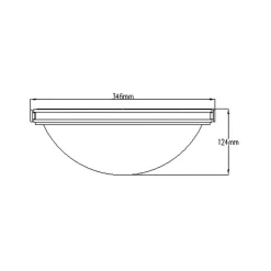 Sklep Kaja Minimalistyczne oświetlenie, plafon HK-COLLIER-F-S z serii COLLIER