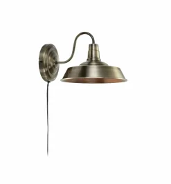 Sklep Kaja Minimalistyczny kinkiet w kolorze patyny 107908 | Kaja Oświetlenie