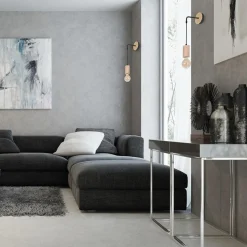 Sklep Kaja Minimalistyczny kinkiet z drewnianymi elementami MLP8824 z serii LINES | Kaja Oś