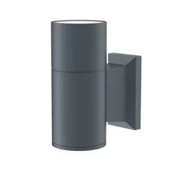 Sklep Kaja Minimalistyczny kinkiet zewnętrzny typu tuba O574WL-01GR serii BOWERY