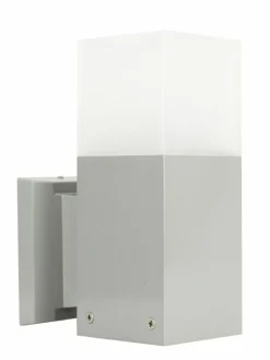 Sklep Kaja Minimalistyczny, kinkiet elewacyjny CB-K AL z serii CUBE | Kaja Oświetle