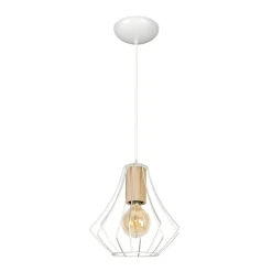 Best Sale Minimalistyczny zwis z drewnianą oprawką MLP4179 WILL | Kaja Żyrandole Nowoczesne