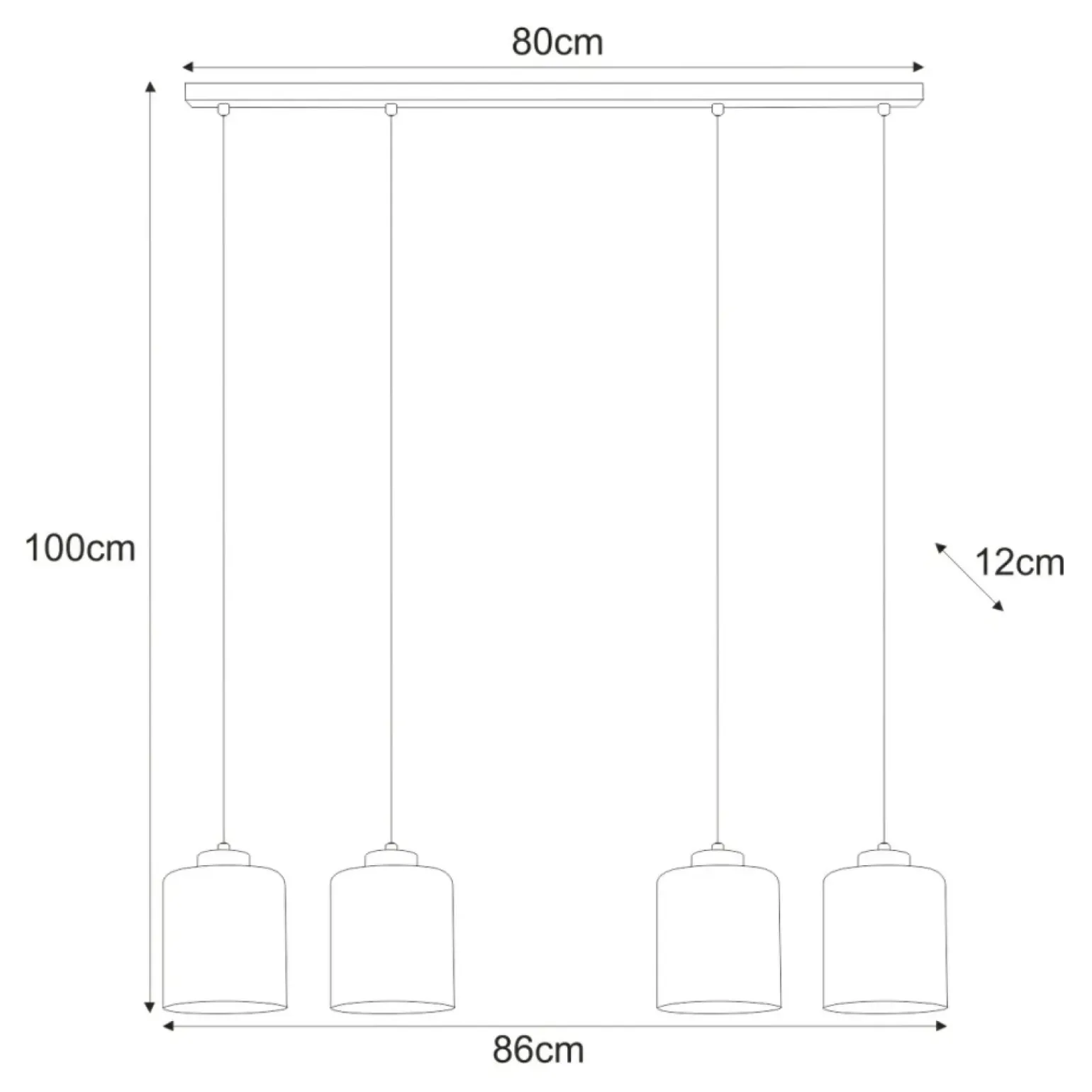 Outlet Miodowa lampa wisząca do przytulnej jadalni K-5571 z serii SORO Żyrandole Nowoczesne