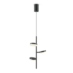 Hot Modernistyczna, czarna lampa wisząca MOD070PL-L18B3K z serii FAD Żyrandole Nowoczesne