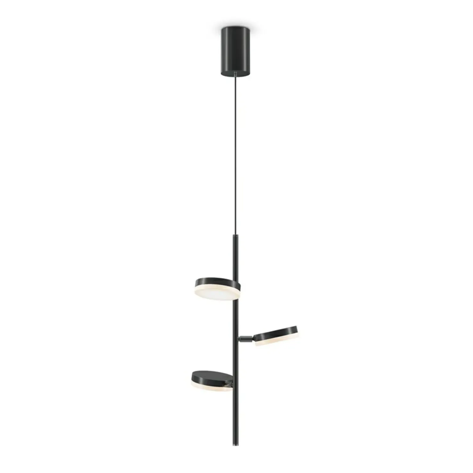 Hot Modernistyczna, czarna lampa wisząca MOD070PL-L18B3K z serii FAD Żyrandole Nowoczesne