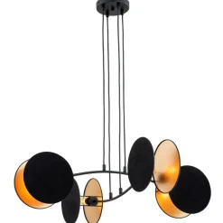 Store Modernistyczna lampa wisząca do salonu 1325/4 MOTIF | Kaja Oświetlenie Żyrandole Nowoczesne