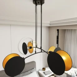 Store Modernistyczna lampa wisząca do salonu 1325/4 MOTIF | Kaja Oświetlenie Żyrandole Nowoczesne