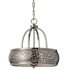 Clearance Modernistyczna lampa wisząca, srebrna FE-ZARA4 z serii ZARA Żyrandole Nowoczesne