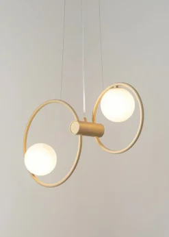 Clearance Modernistyczna lampa wisząca z białymi kulami SIG 33473 z serii AQUA Żyrandole Nowoczesne