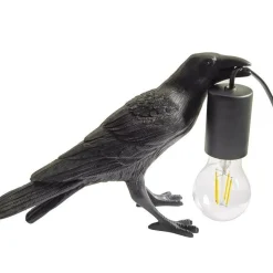 Sklep Kaja Modernistyczna lampka nocna ptak ABR-KARD-K RAVEN | Kaja Oświetlenie