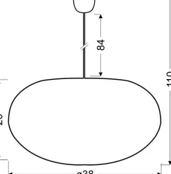 Fashion Modernistyczna, pleciona lampa wisząca 31-51158 LIVIO | Kaja Żyrandole Nowoczesne