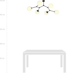 Cheap Molekularna, duża lampa sufitowa do salonu 1133/6 SPACE | Kaja Żyrandole Nowoczesne
