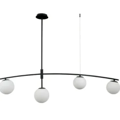 Store Molekularna lampa do jadalni PND-31322-4A-SB SENAI | Kaja Oświetlenie Żyrandole Nowoczesne