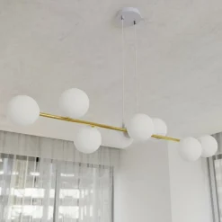 Store Molekularna lampa wisząca do jadalni, nad stół 1242/8 z serii GRAVITY Żyrandole Nowoczesne