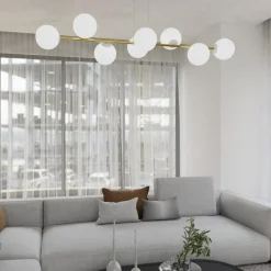 Store Molekularna lampa wisząca do jadalni, nad stół 1242/8 z serii GRAVITY Żyrandole Nowoczesne