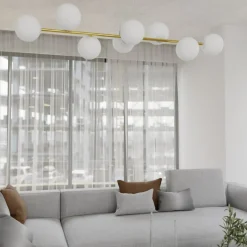 Store Molekularna lampa wisząca do jadalni, nad stół 1242/8 z serii GRAVITY Żyrandole Nowoczesne