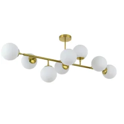 Clearance Molekularna, złota lampa nad stół LP-002/8P DORADO | Kaja Oświetlenie Żyrandole Nowoczesne