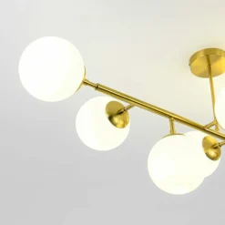 Clearance Molekularna, złota lampa nad stół LP-002/8P DORADO | Kaja Oświetlenie Żyrandole Nowoczesne