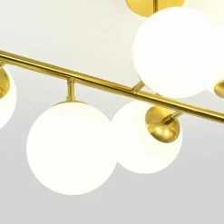 Clearance Molekularna, złota lampa nad stół LP-002/8P DORADO | Kaja Oświetlenie Żyrandole Nowoczesne