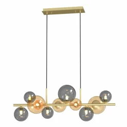 Flash Sale Molekularna, złota lampa wisząca nad stół MD5918-10-EGN VILLA | Kaja Żyrandole Nowoczesne