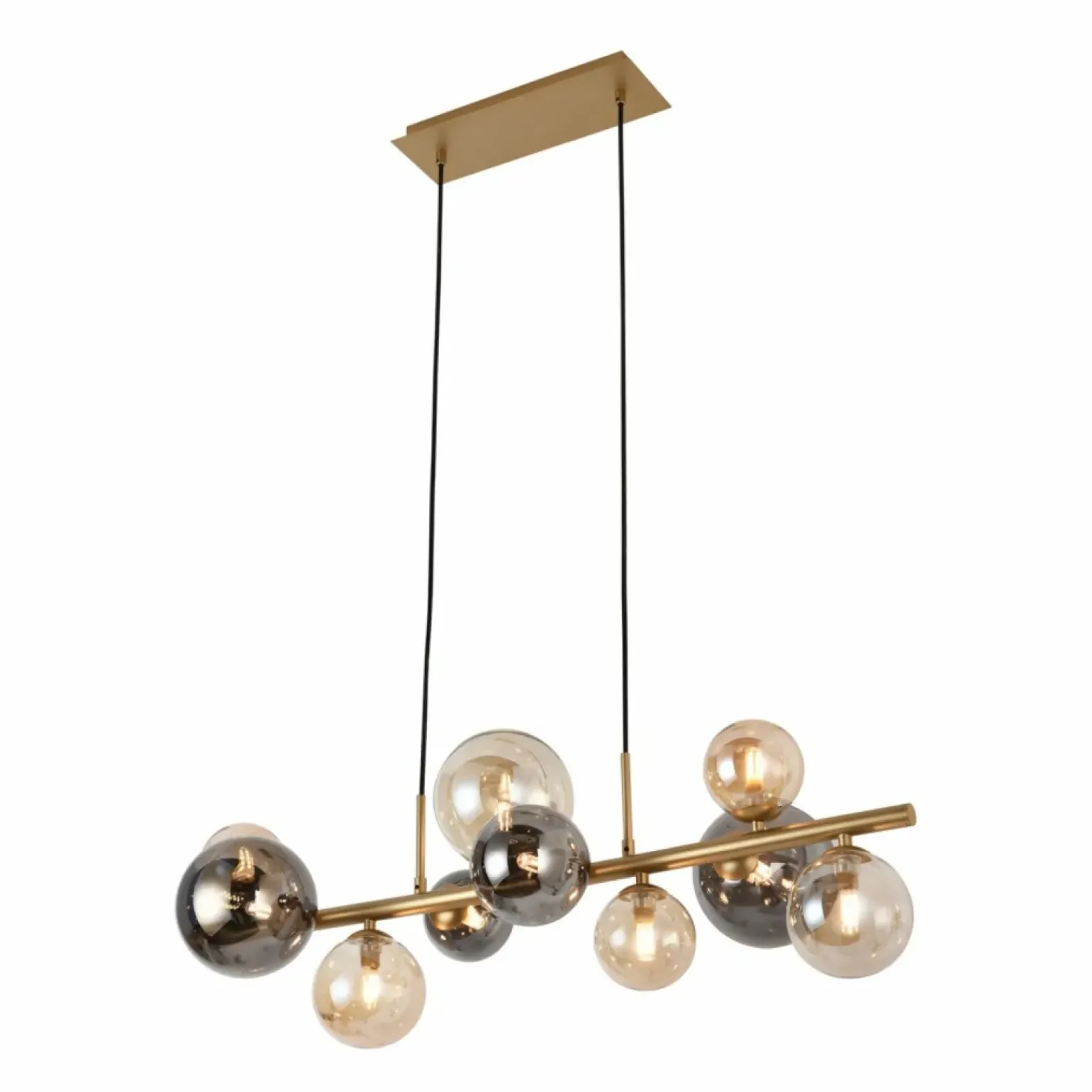 Flash Sale Molekularna, złota lampa wisząca nad stół MD5918-10-EGN VILLA | Kaja Żyrandole Nowoczesne