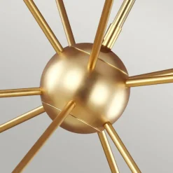 Hot Mosiężna lampa sufitowa, nowoczesna FE-JAX10-BB z serii JAX Żyrandole Nowoczesne