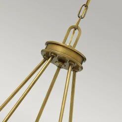 Sklep Kaja Mosiężna lampa wisząca ze szkłem HK-COLLIER5 z serii COLLIER