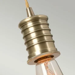 Sklep Kaja Mosiężny kinkiet ścienny z kloszem DOUILLE1-AB z serii DOUILLE