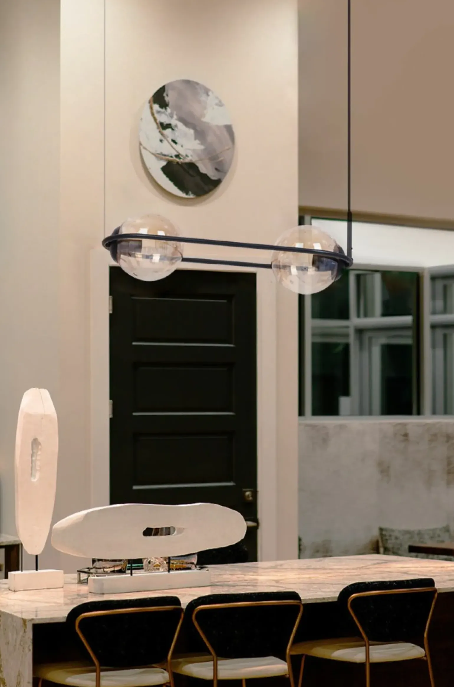 Fashion Niebanalna lampa wisząca, nad wyspę kuchenną K-5122 z serii VENTA Żyrandole Nowoczesne