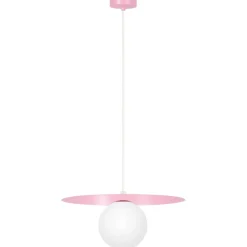 Fashion Niebanalna lampa wisząca w kolorze różu K-5441 z serii ROBIN Żyrandole Nowoczesne