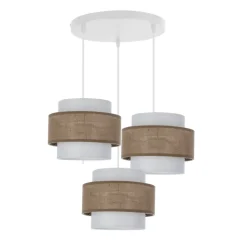 Cheap Niebanalna lampa wisząca z ratanowym abażurem 33-18069 z serii JUTA Żyrandole Nowoczesne