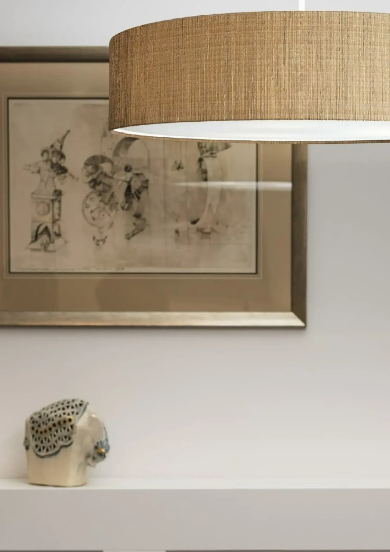 Clearance Niebanalna lampa wisząca ze m abażurem 8950 | Kaja Oświetlenie Żyrandole Nowoczesne