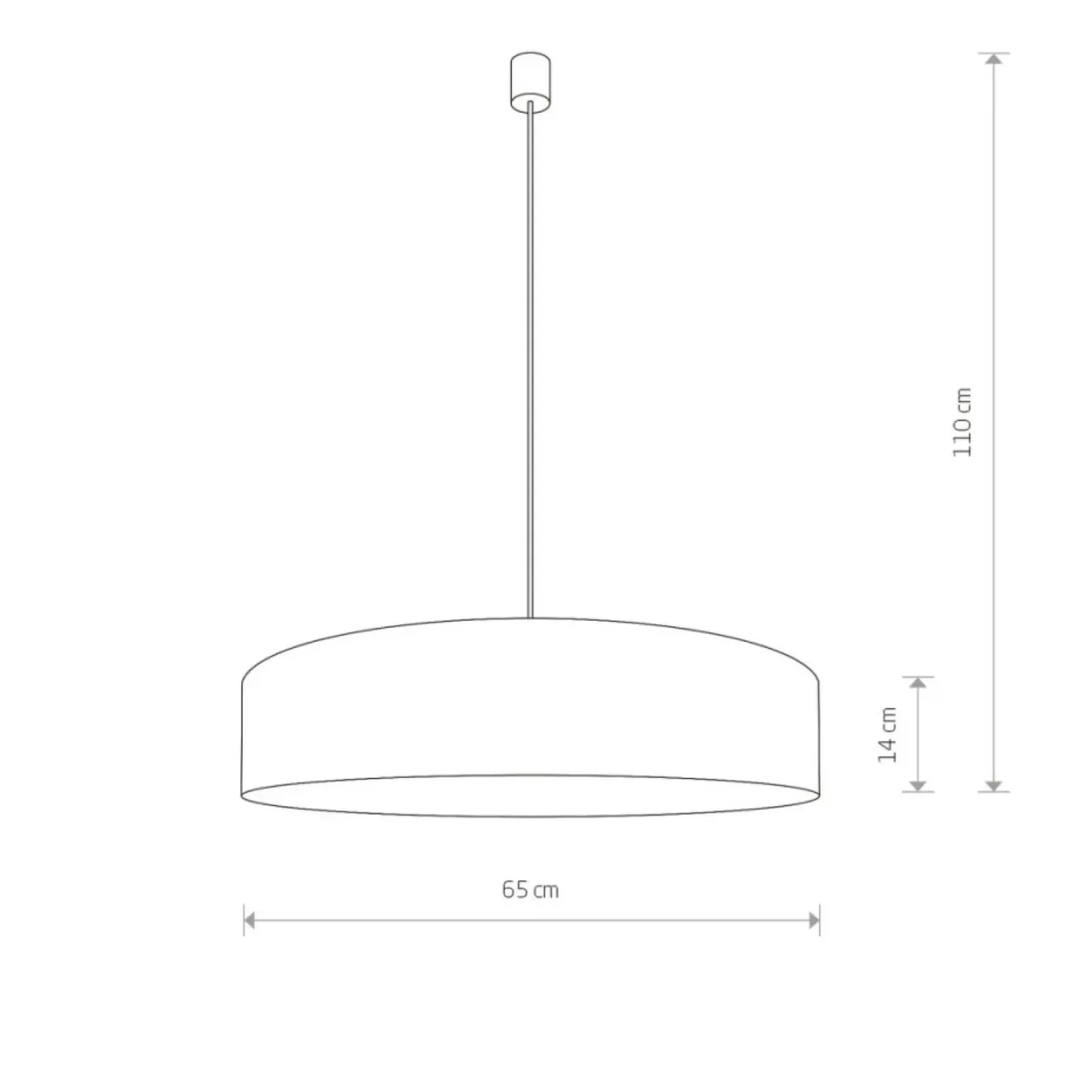 Clearance Niebanalna lampa wisząca ze m abażurem 8950 | Kaja Oświetlenie Żyrandole Nowoczesne